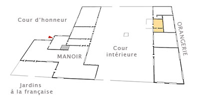 Manoir de Clénord : Chambre Glycine