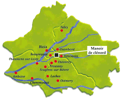 Le Manoir de Cl&eacute;nord et les Ch&acirc;teaux de la Loire