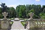 Formal garden of Clenord Manor