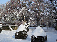 Manoir de Clénord sous la Neige