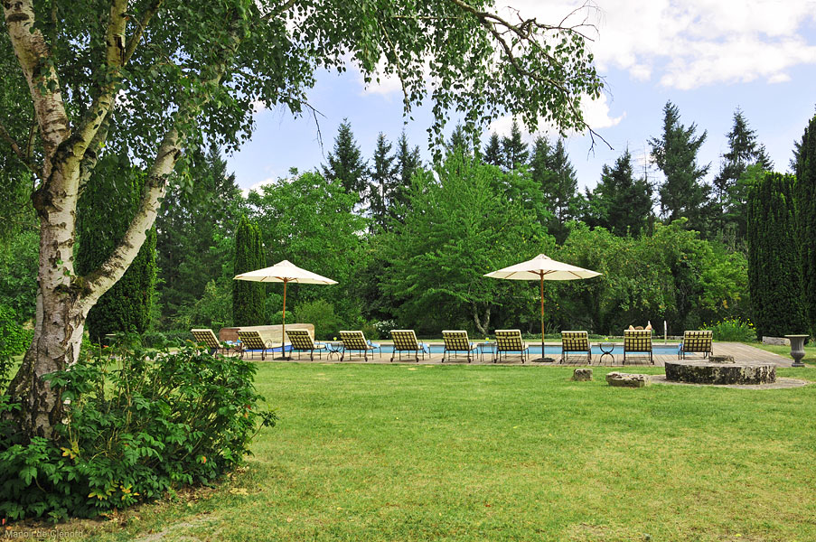 La piscine - Manoir de Clénord